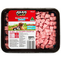 Diced Chicken Pet Mince 600g