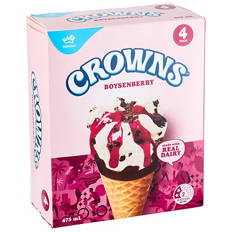 Boysenberry Cones 4 Pack 475ml