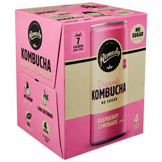 Raspberry Lemonade Kombucha 4 x 250ml
