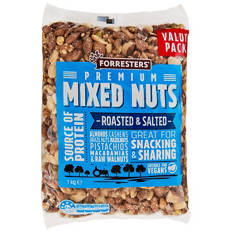Roasted & Salted Mixed Nuts 1kg