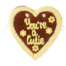 German Gingerbread Heart You're A Cutie 240g