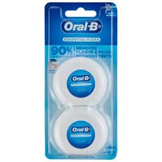Essential Waxed Dental Floss 2 x 50m