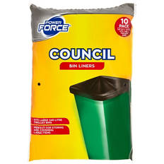 Council Bin Liners 10 Pack