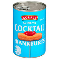 Cocktail Frankfurts 400g