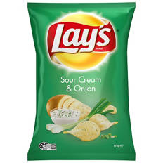 Thin Chips Sour Cream & Onion 175g