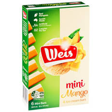 Mini Mango & Ice Cream Bars 6 Pack 264ml