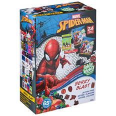 Assorted Fruit Snacks Spiderman 24 Pack 480g