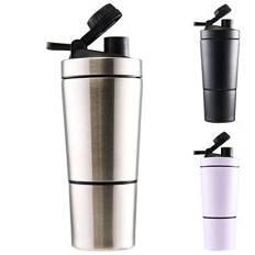 Double-Walled Stainless Steel Shaker Bottle
