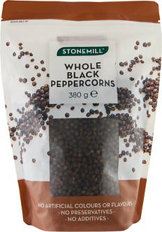 Whole Black Peppercorns 380g