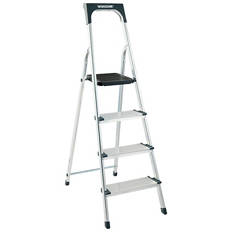 Safety Ladder with Deep Steps