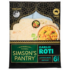 Garlic Roti Bread 6 Pack