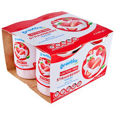 Lactose Free Strawberry Yogurt 4 Pack 140g