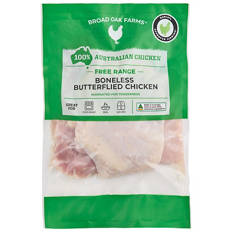 Free Range Boneless Butterflied Chicken