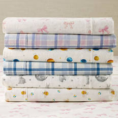 Organic Cotton Flannelette Fitted Sheet Set King Single Bed