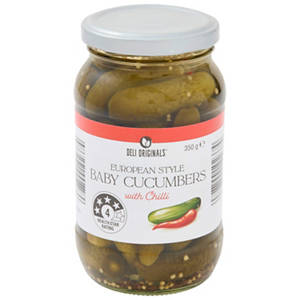 Baby Cucumbers With Chilli 350g