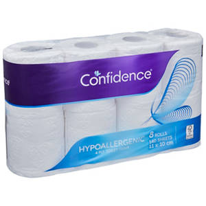 Toilet Tissue Hypoallergenic 8 Pack
