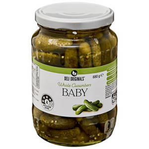 Baby Cucumbers 680g