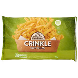 Crinkle Cut Chips 1kg