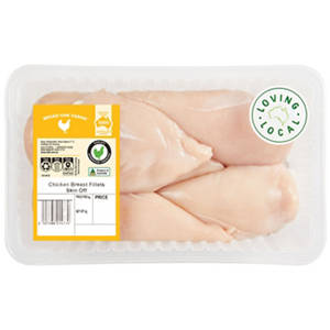 RSPCA Approved Chicken Breast Fillets Bulk Pack per kg