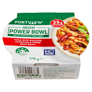 PORTVIEW Tuna Protein Power Bowl with Roasted Capsicum & Three Bean Mix