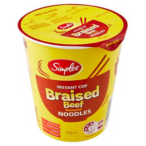 Braised Beef Flavoured Cup Noodles 70g