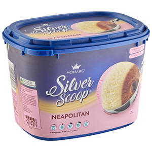Silver Scoop Neapolitan 2L