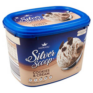 Silver Scoop Cookies & Cream 2L