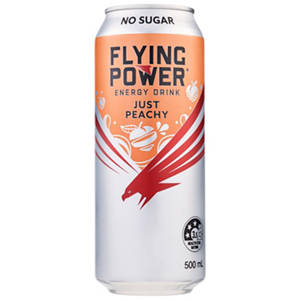 Just Peachy No Sugar Energy Drink 500ml