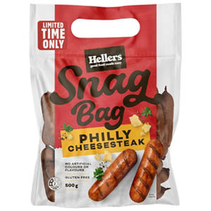 Philly Cheese Steak Sausages 500g