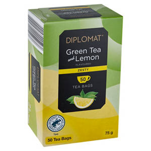Green Tea and Lemon 50 Pack 75g