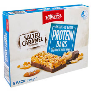 Hillcrest Protein Bars Salted Caramel 5 Pack