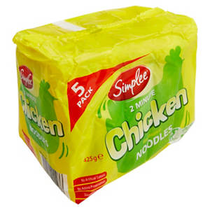 Chicken Noodles 5 Pack 425g