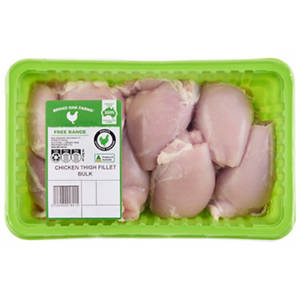 Free Range Chicken Thigh Fillet Bulk Pack