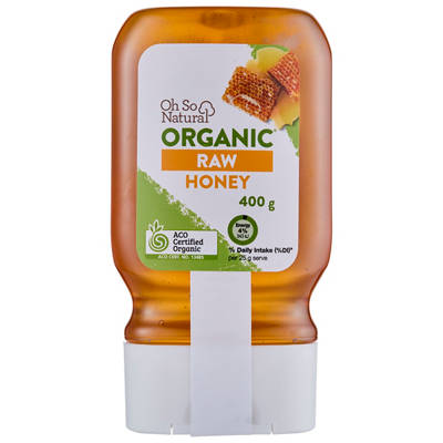 OH SO NATURAL ORGANIC Organic Raw Honey 400g
