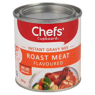 CHEFS' CUPBOARD Instant Gravy Mix Roast Meat Flavoured 120g