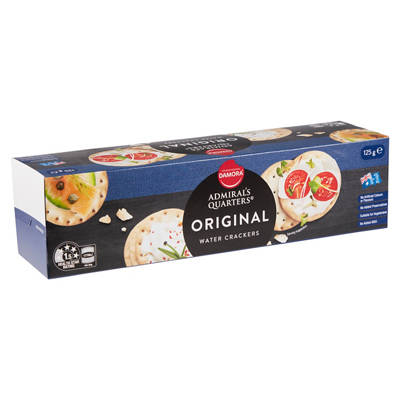 DAMORA Admiral's Quarters Original Water Crackers 125g