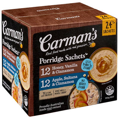 Oat Porridge Sachets 24pk 960g