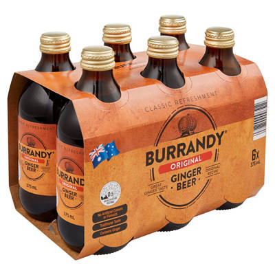 BURRANDY Original Ginger Beer 6x375ml