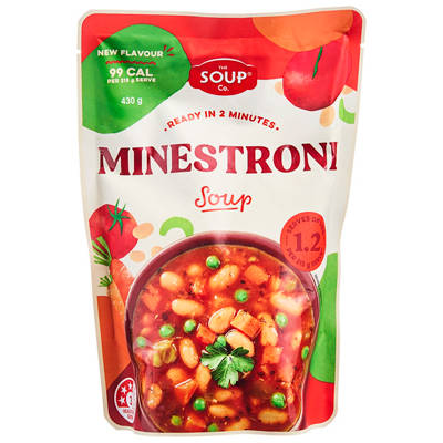 THE SOUP CO. Minestrone Soup 430g