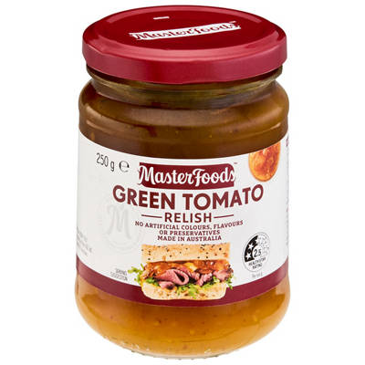 MASTERFOODS Green Tomato Relish 250g