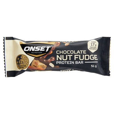 ONSET Chocolate Nut Fudge Protein Bar 51g