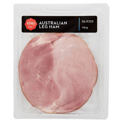BERG Australian Leg Ham Off The Bone 175g