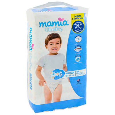 MAMIA Size 5 Nappies 13-18kg  44 Pack, 18kg — Aldi