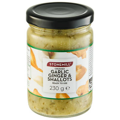 STONEMILL Crushed Garlic, Ginger & Shallots 230g