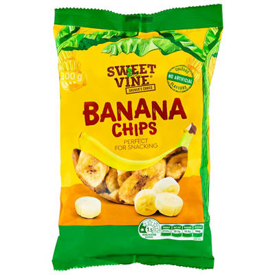 SWEET VINE Banana Chips 300g