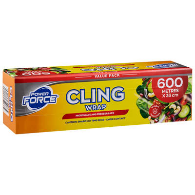 POWER FORCE Cling Wrap 600m