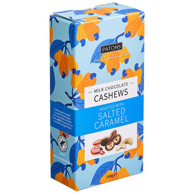 PATONS Milk Chocolate Cashews & Almonds 200g