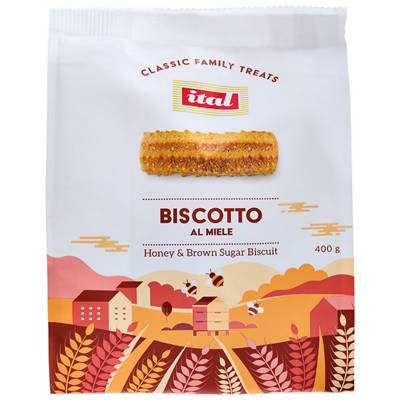 ITAL Honey & Brown Sugar Biscuits 400g