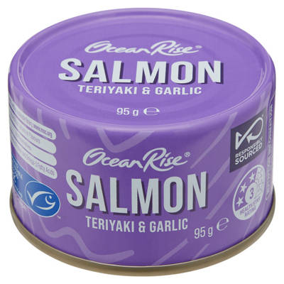 Teriyaki And Garlic Salmon 95g