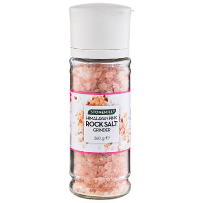 STONEMILL Himalayan Pink Rock Salt Grinder 260g